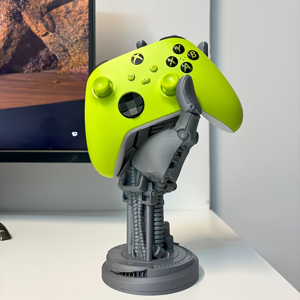 Cyberpunk-Inspired 3D Printed Game Controller Stand – Fits Xbox, PS4, PS5 & More | Bold Colors | Gift-Ready Design