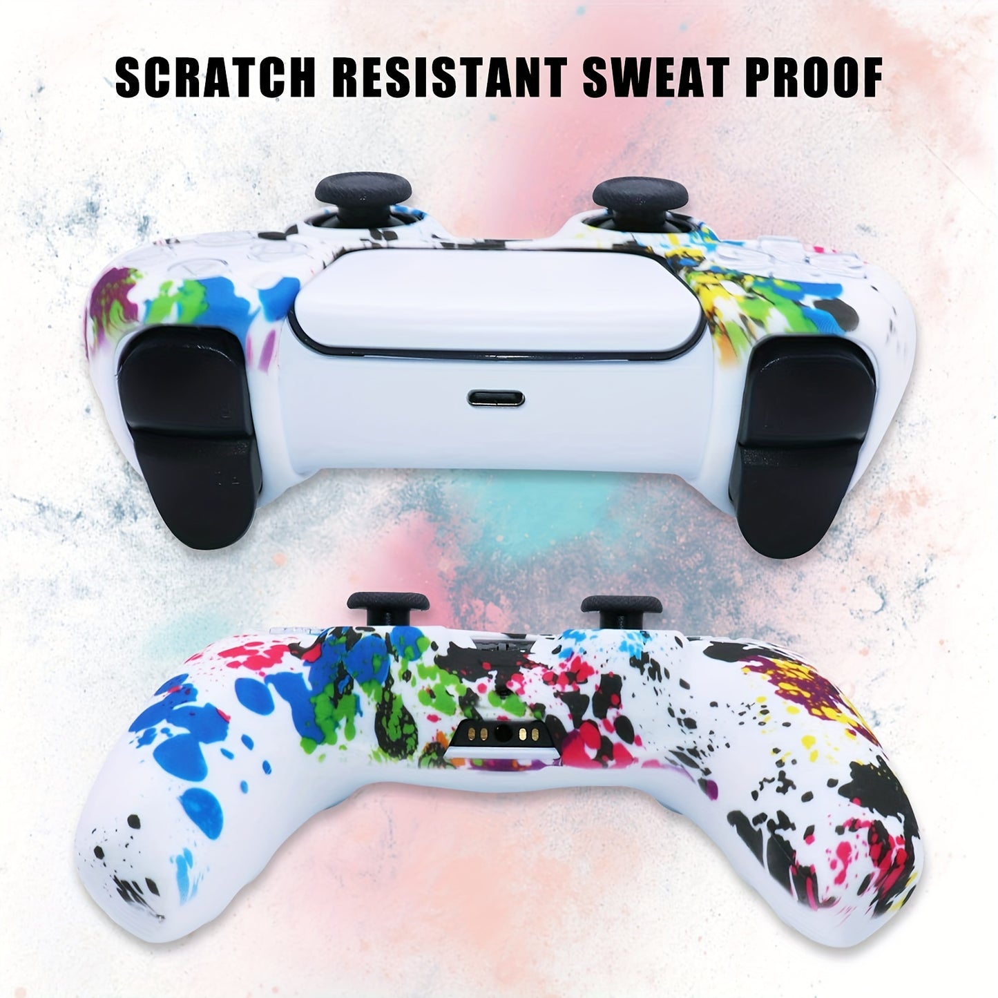 High-Performance Silicone Grip Case for PS5 DualSense – Non-Slip, Sweat-Resistant Precision