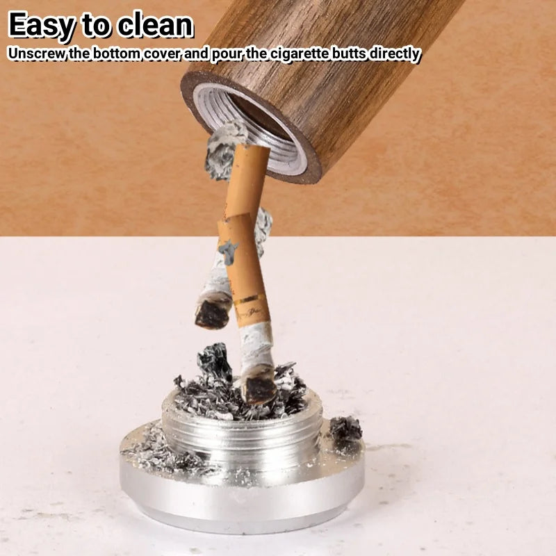 Luxury Walnut Car Ashtray