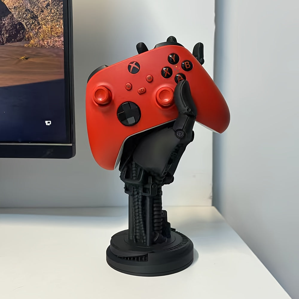 Cyberpunk-Inspired 3D Printed Game Controller Stand – Fits Xbox, PS4, PS5 & More | Bold Colors | Gift-Ready Design
