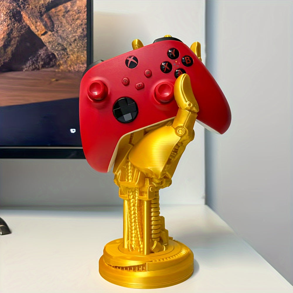Cyberpunk-Inspired 3D Printed Game Controller Stand – Fits Xbox, PS4, PS5 & More | Bold Colors | Gift-Ready Design